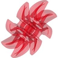 Lego vrtule 8 listů, průhledná červená (4159668)